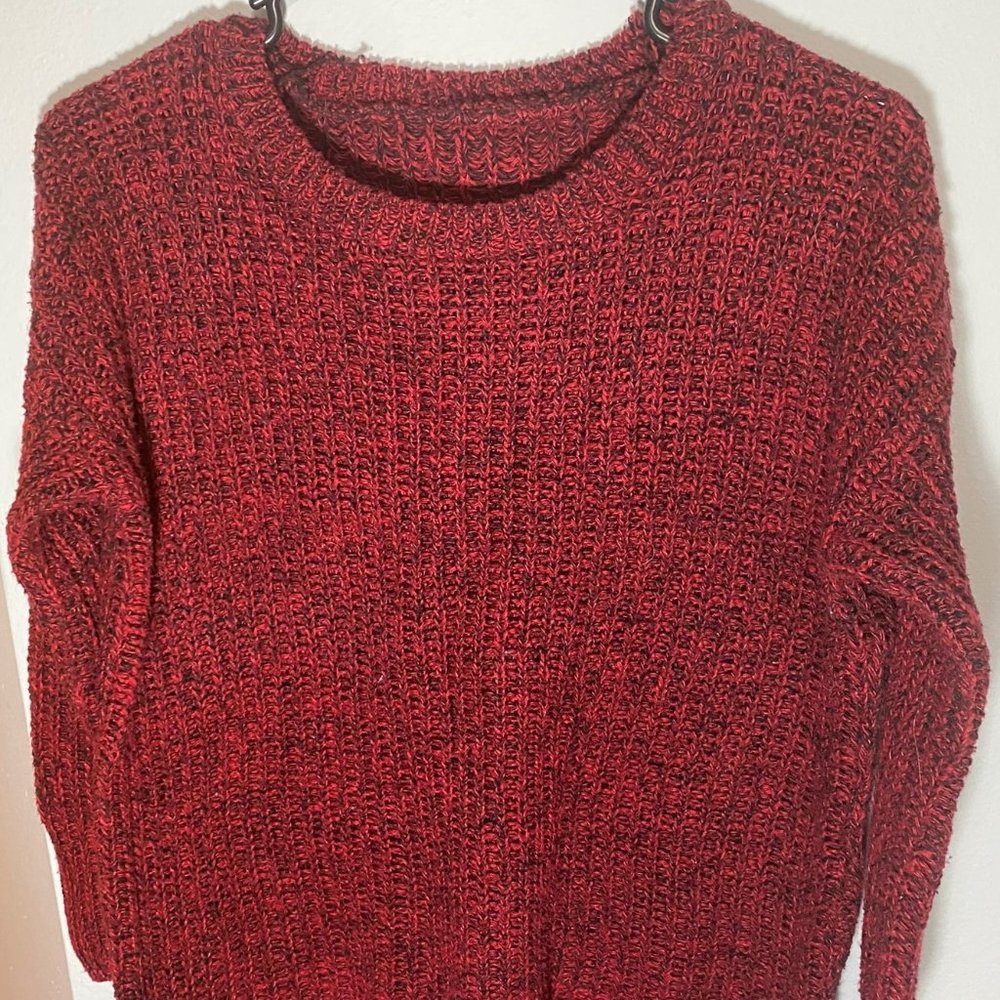 Red Tunic Sweater